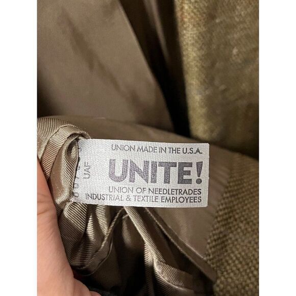 Vintage Brooks Brothers Plaid Wool Single Button Blazer Sports Coat Jacket 42 LG - Picture 11 of 11